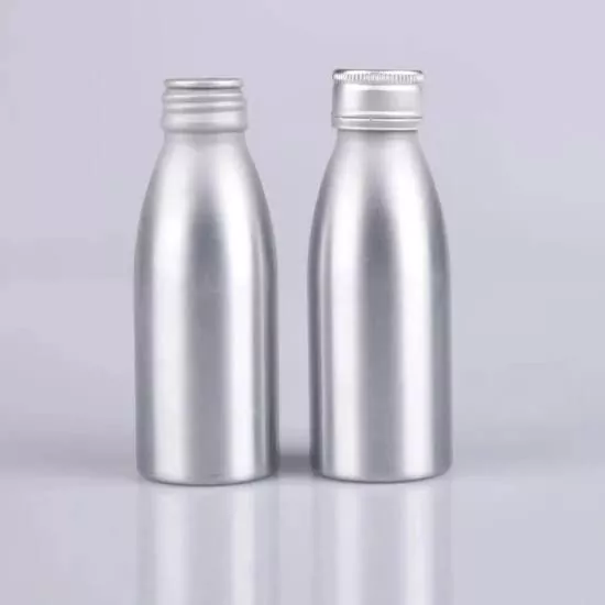 ট্রাভেল স্পিরিটের জন্য 100ml মিনি অ্যালুমিনিয়াম লিকারের বোতল